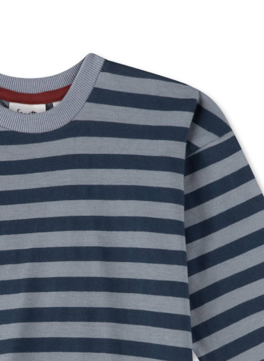 Sanetta Jungen-Langarmshirt Grau Räumungsverkauf