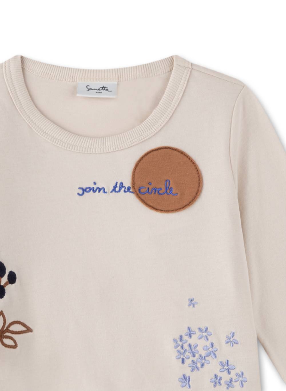Sanetta Mädchen-Langarmshirt Off-White Nur für heute