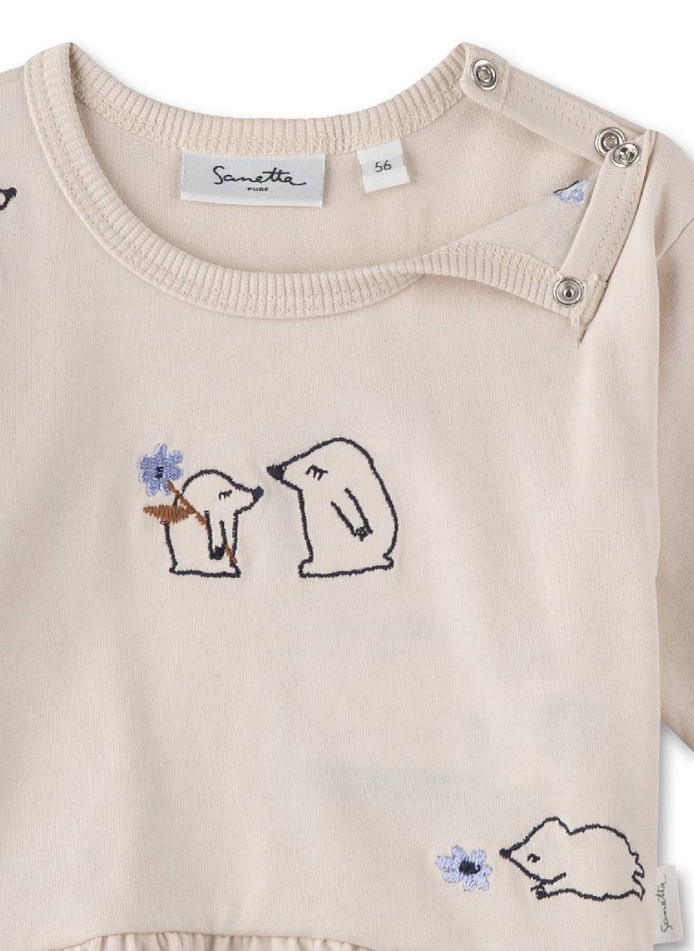 Sanetta Mädchen-Langarmshirt Off-White Discount Store für neue Produkte