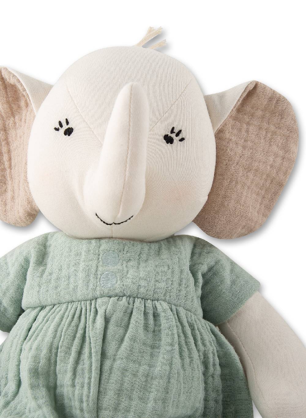 Sanetta Kuscheltier Elefant Blau Fabrikladen