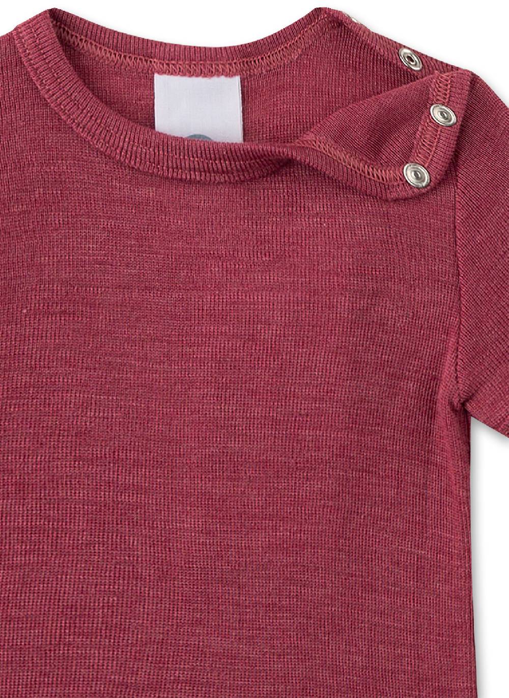 Sanetta Body kurzarm Pink aus Merinowolle & Seide Rabatte dieses Monats