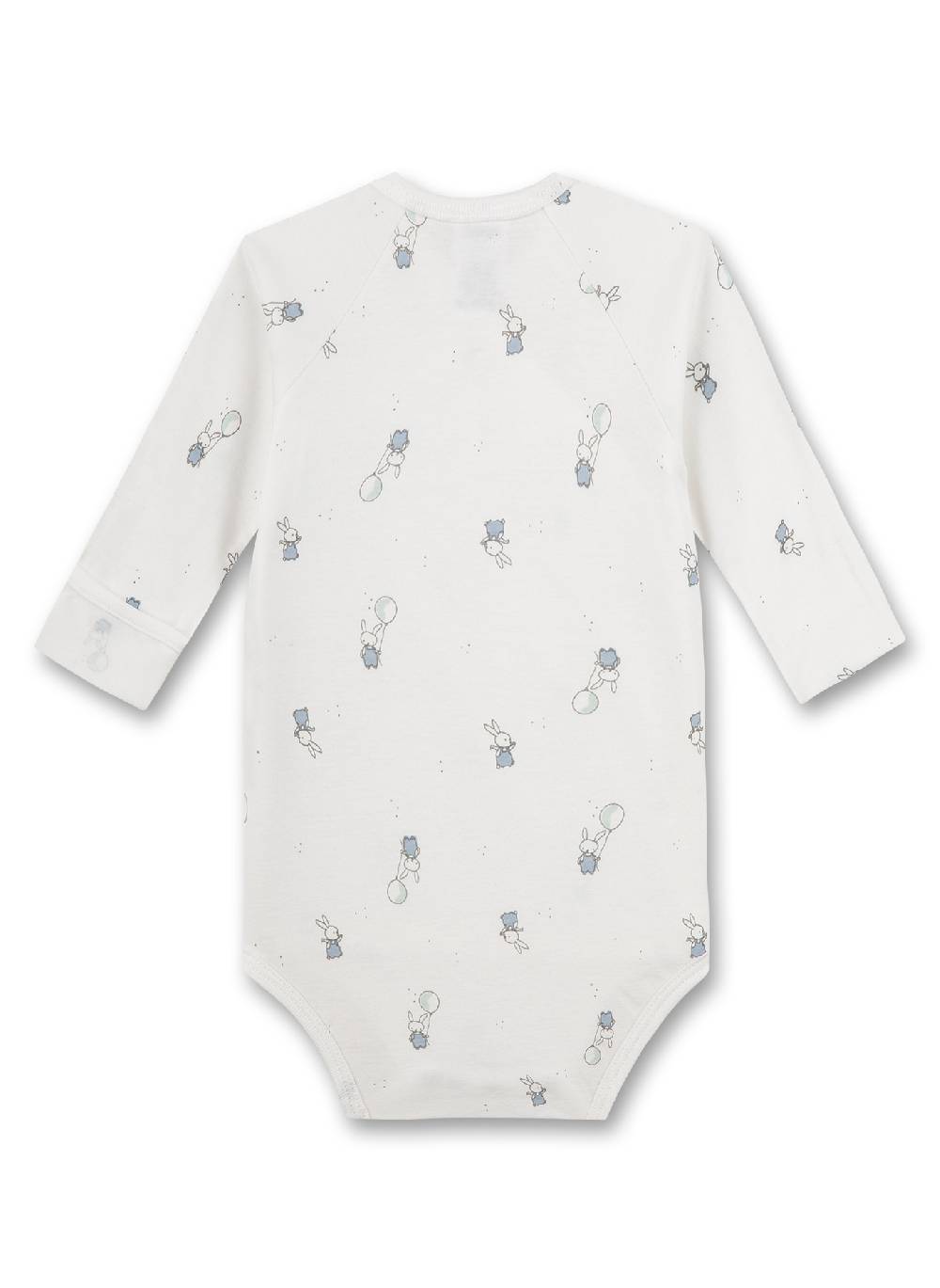 Sanetta Wickelbody langarm Off-White Meist gekauft