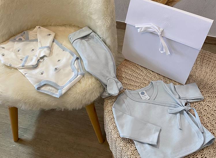 Sanetta Erstausstattung Mini-Set Hellblau Fabrik Onlineshop