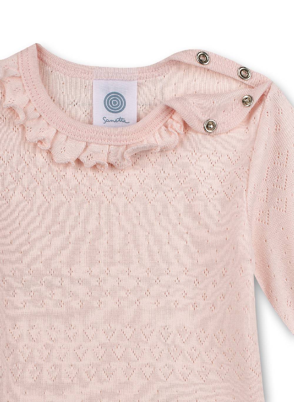 Sanetta Body langarm Rosa Rabatt