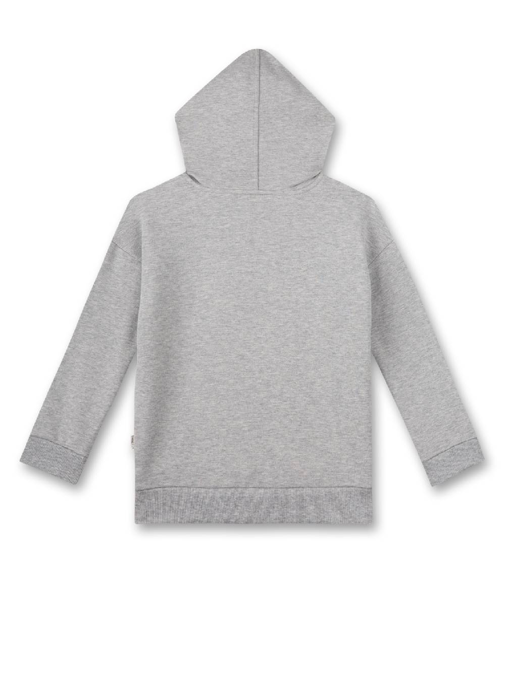 Sanetta Jungen-Sweatshirt Graumelange mit Kapuze Muttertagsangebot