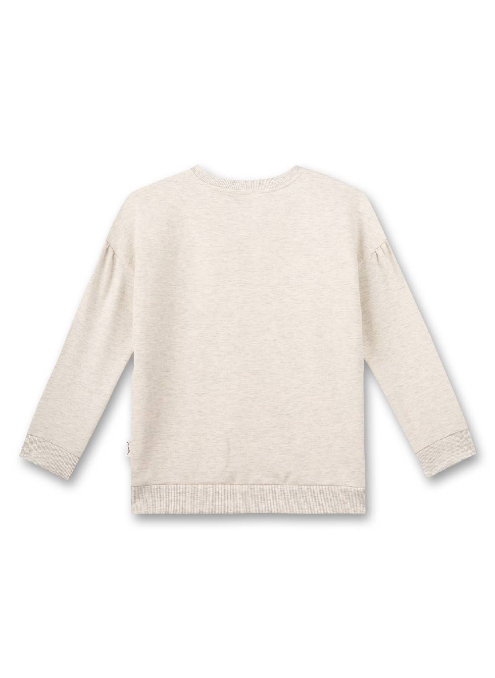Sanetta Mädchen-Sweatshirt Beigemelange Valentinstagsangebot