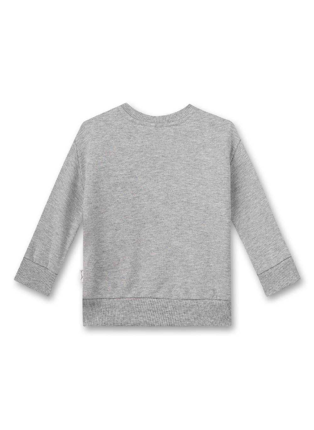 Sanetta Unisex-Sweatshirt Graumelange Lagerräumung