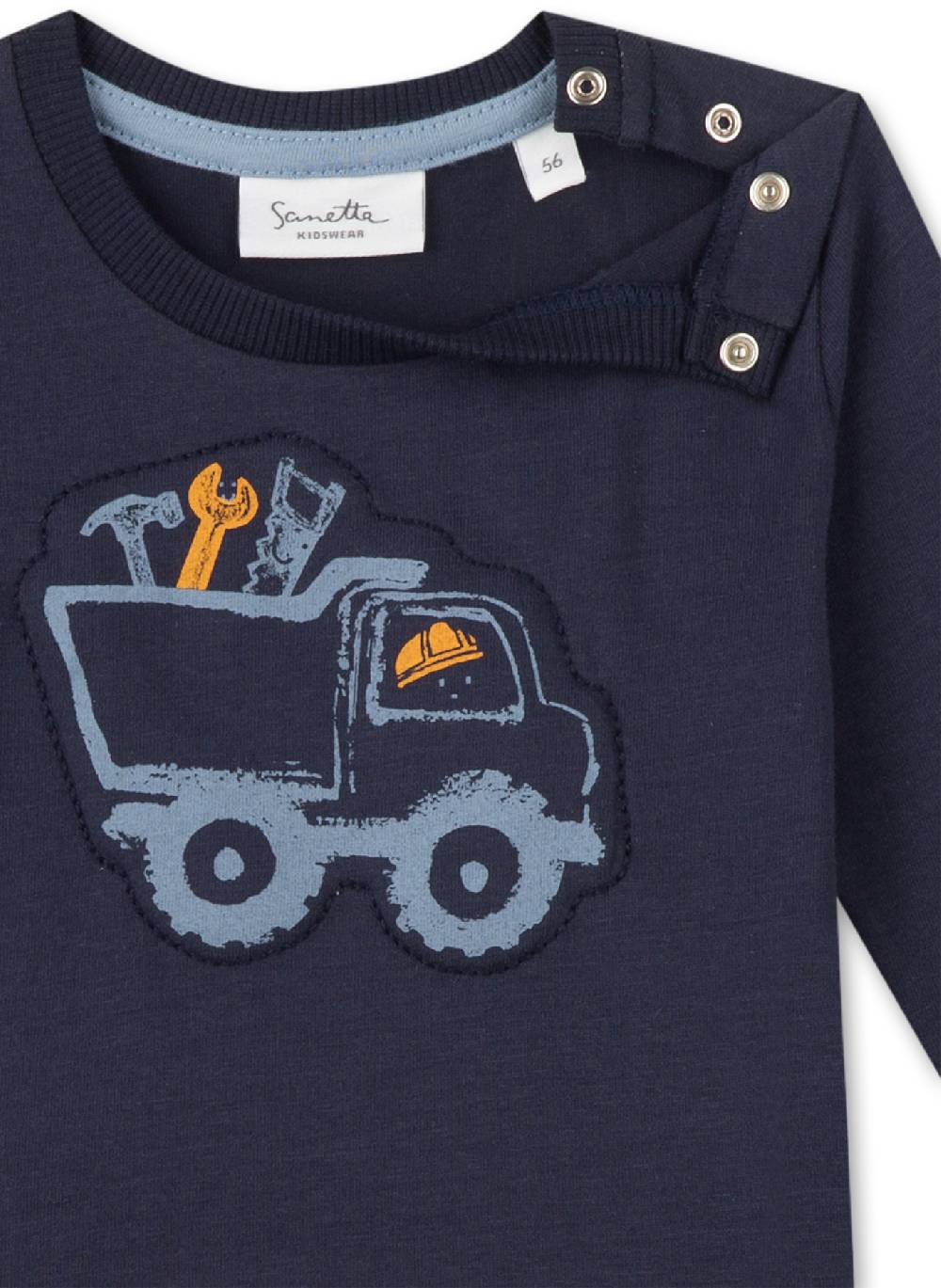 Sanetta Jungen-Shirt langarm Dunkelblau Bis zu 60% Rabatt