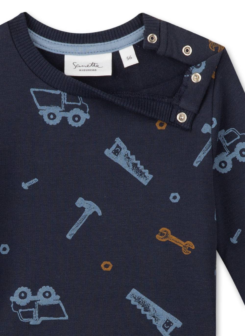 Sanetta Jungen-Sweatshirt Dunkelblau Nur für heute