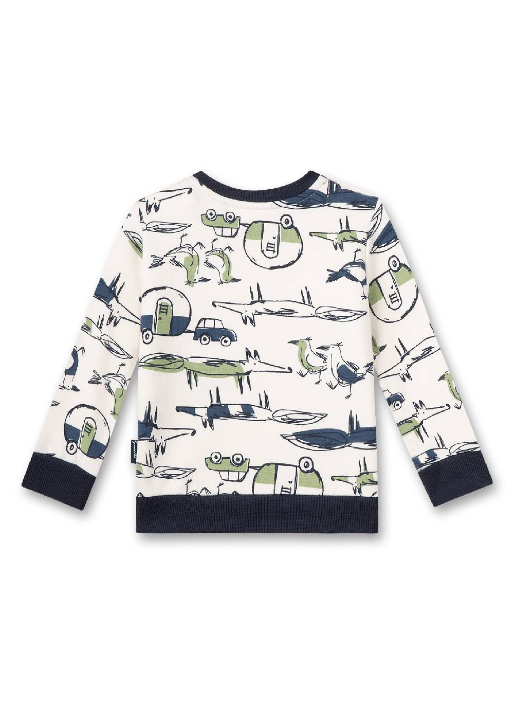 Sanetta Jungen-Sweathsirt Off-White Verkauf
