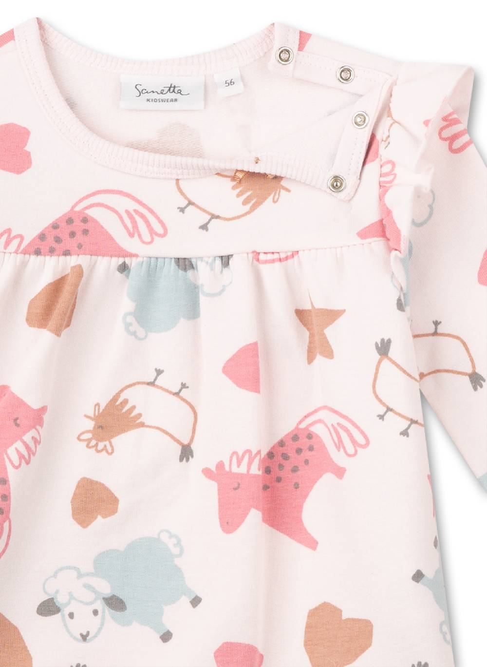 Sanetta Mädchen-Kleid Rosa im Angebot