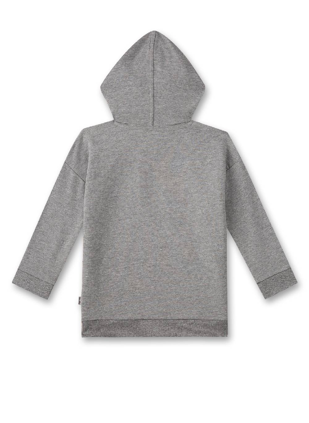 Sanetta Jungen-Sweatshirt mit Kapuze Graumelange Schlussverkauf