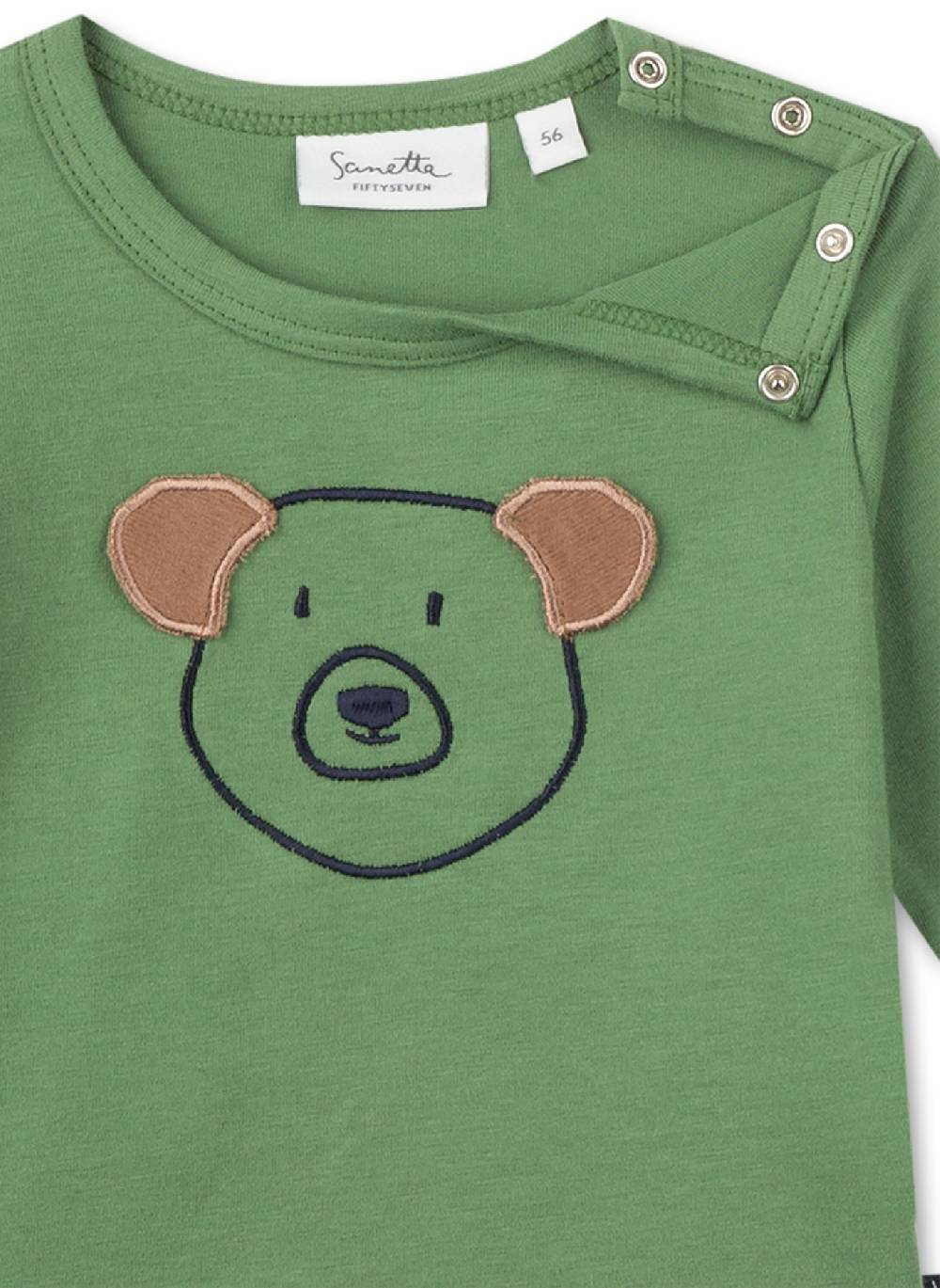 Sanetta Jungen-Shirt langarm Grün Günstig kaufen