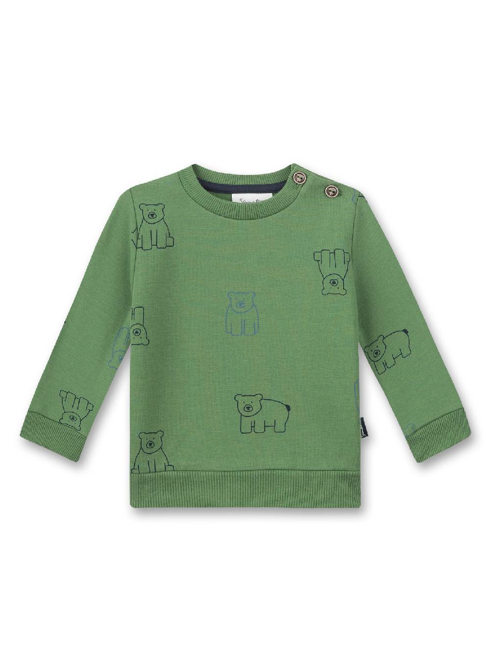 Sanetta Jungen-Sweatshirt Grün Versandkostenfrei