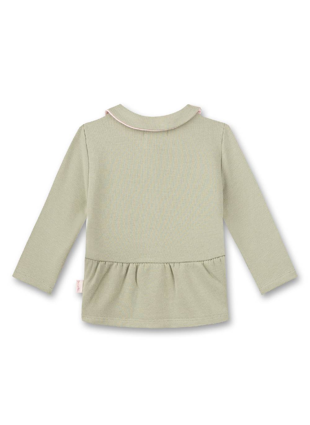 Sanetta Mädchen-Sweatjacke Grün mit Kragen Exklusivangebot