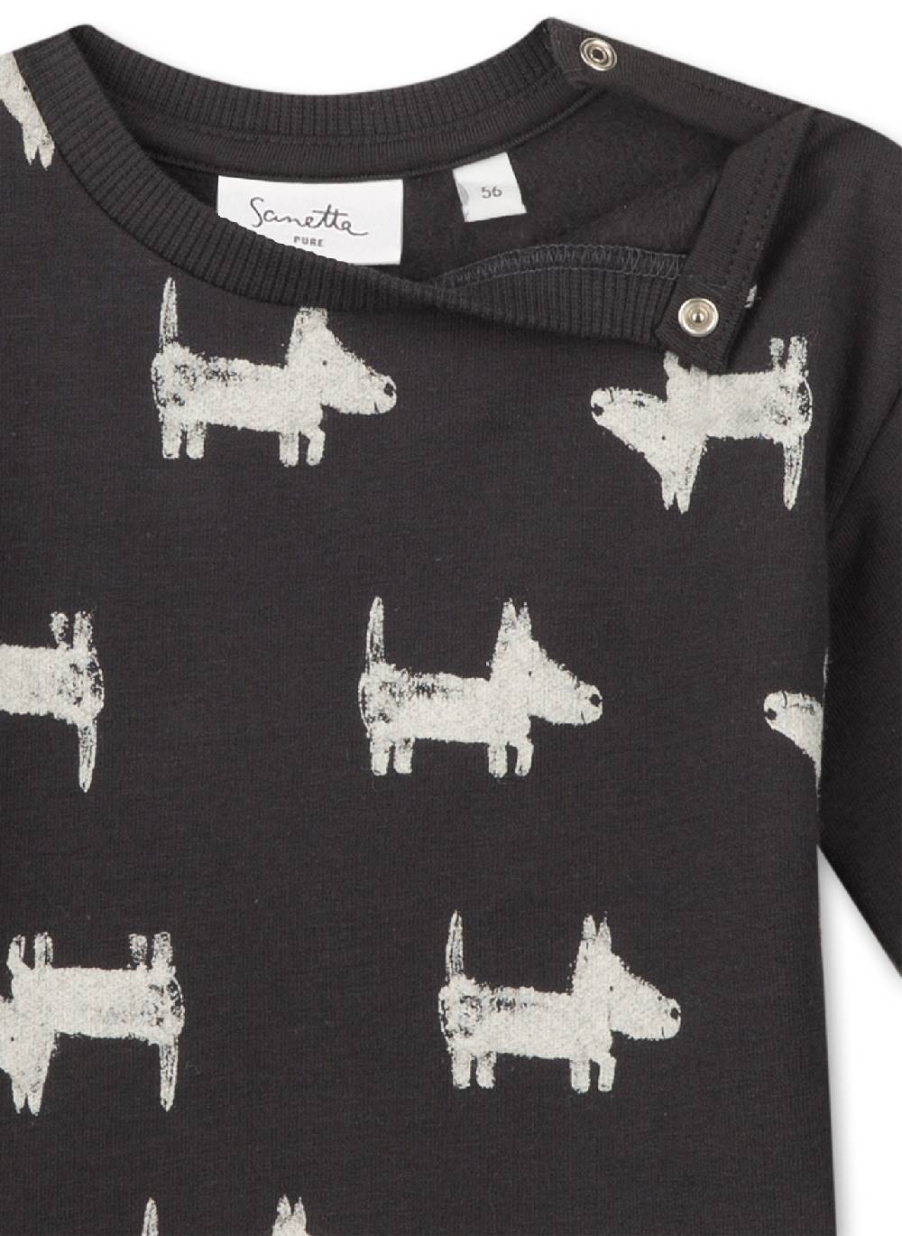 Sanetta Jungen-Sweatshirt Dunkelgrau Jubiläumsangebot