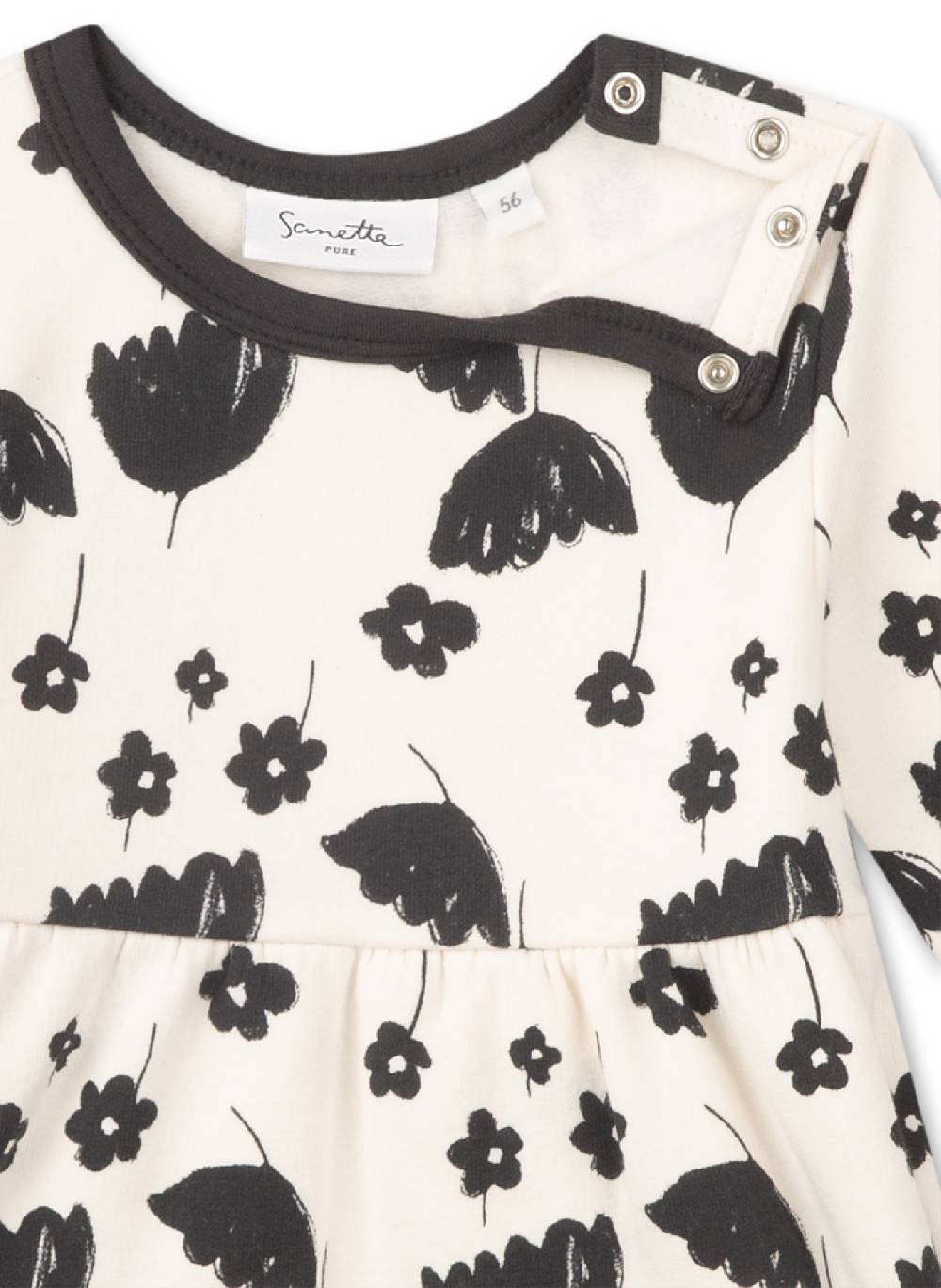Sanetta Mädchen-Sweatkleid Off-White Neueste Mode