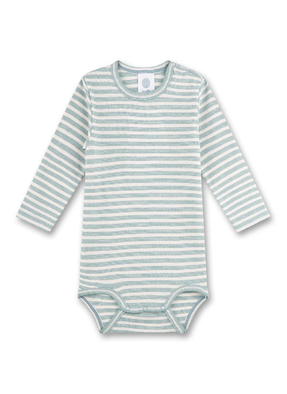 Sanetta Baby-Body langarm Blau Saisonale Angebote
