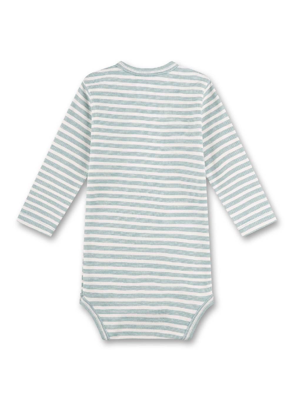 Sanetta Baby-Body langarm Blau Saisonale Angebote