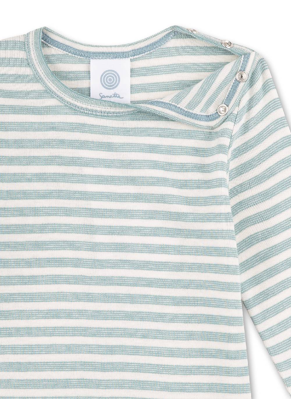 Sanetta Baby-Body langarm Blau Saisonale Angebote