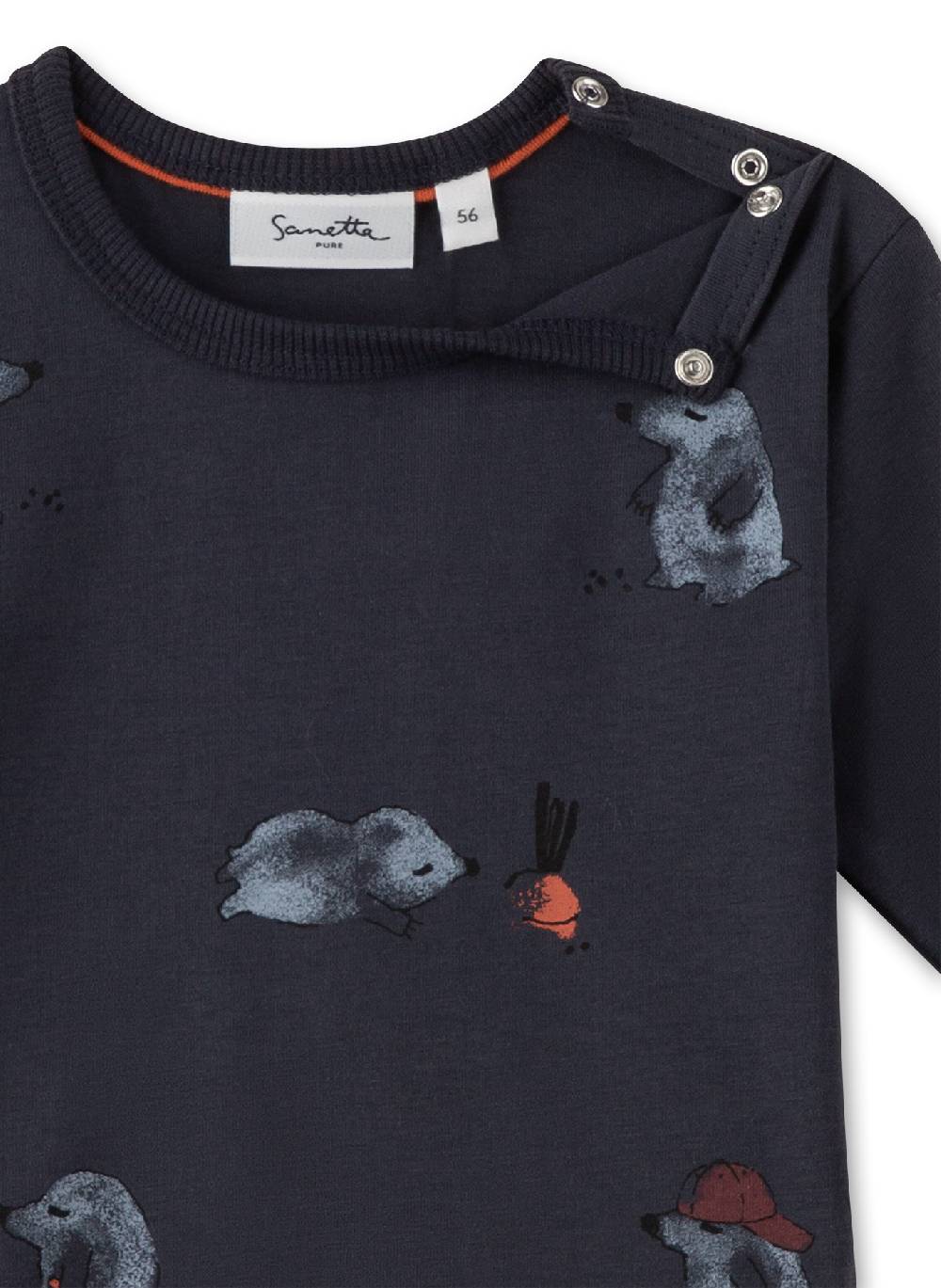 Sanetta Jungen-Langarmshirt Blau Sonderangebote