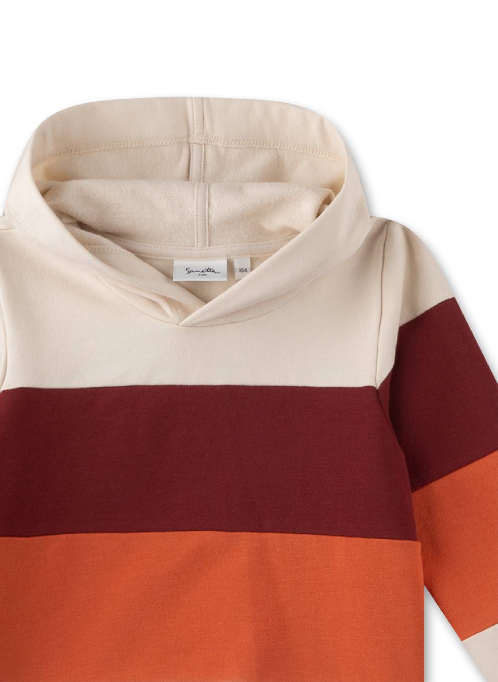 Sanetta Jungen-Sweatshirt Beige mit Kapuze VIP-Rabatte