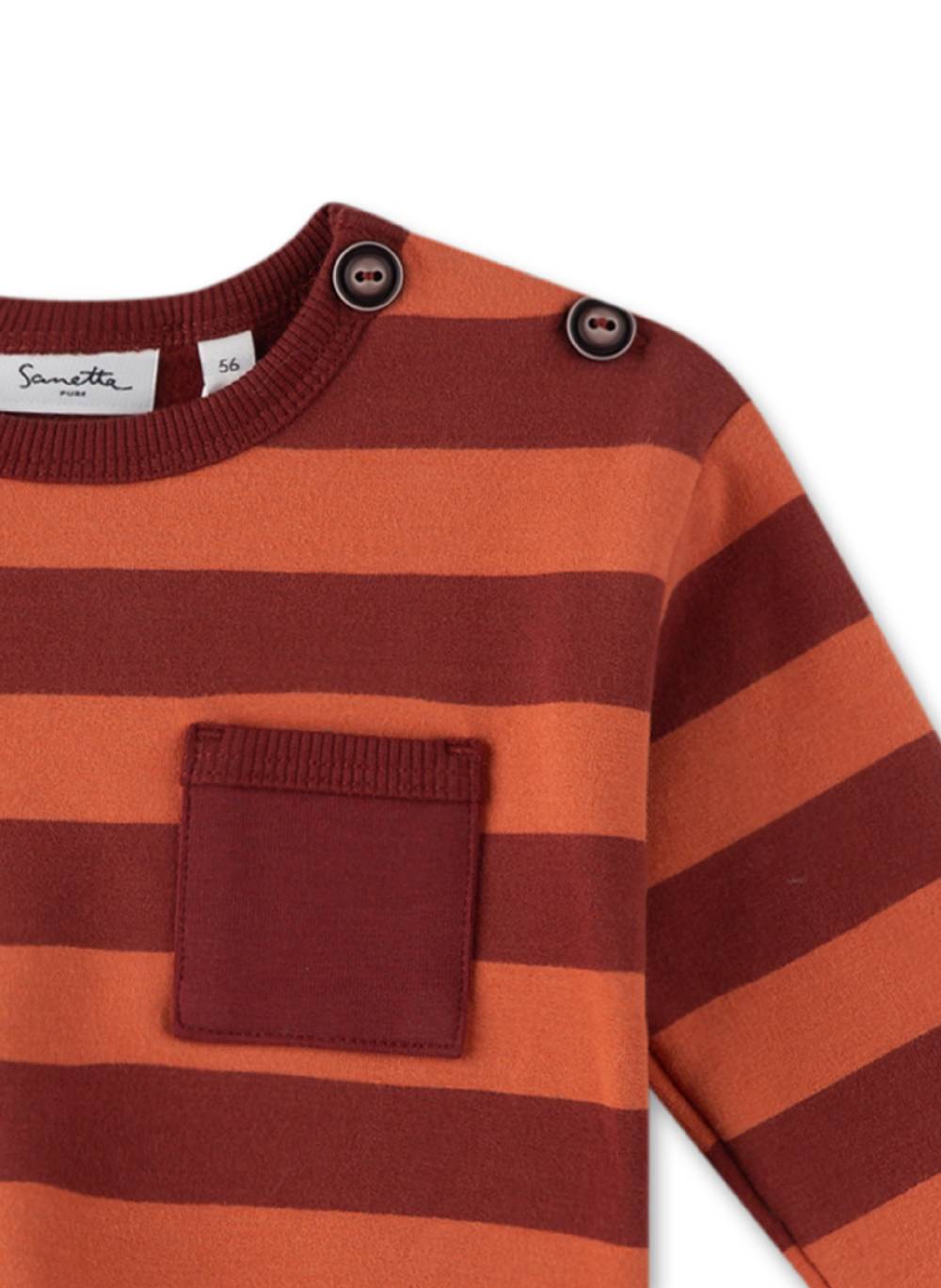 Sanetta Jungen-Sweatshirt Rot Super Sparpreis