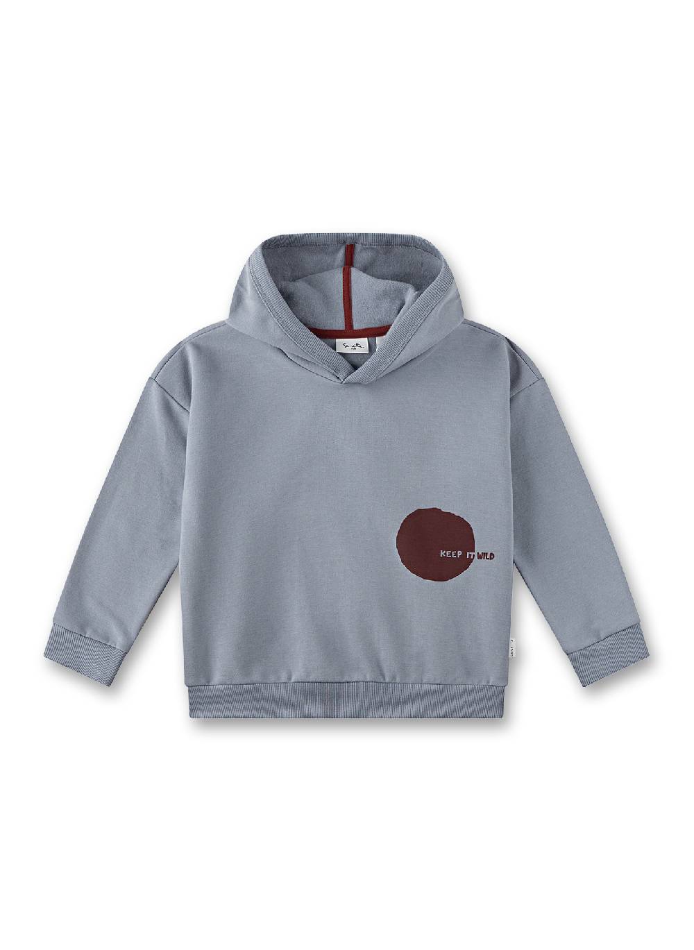 Sanetta Jungen-Sweatshirt Grau mit Kapuze Begrenzte Freigabe