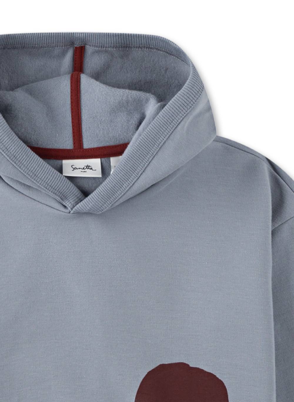 Sanetta Jungen-Sweatshirt Grau mit Kapuze Begrenzte Freigabe