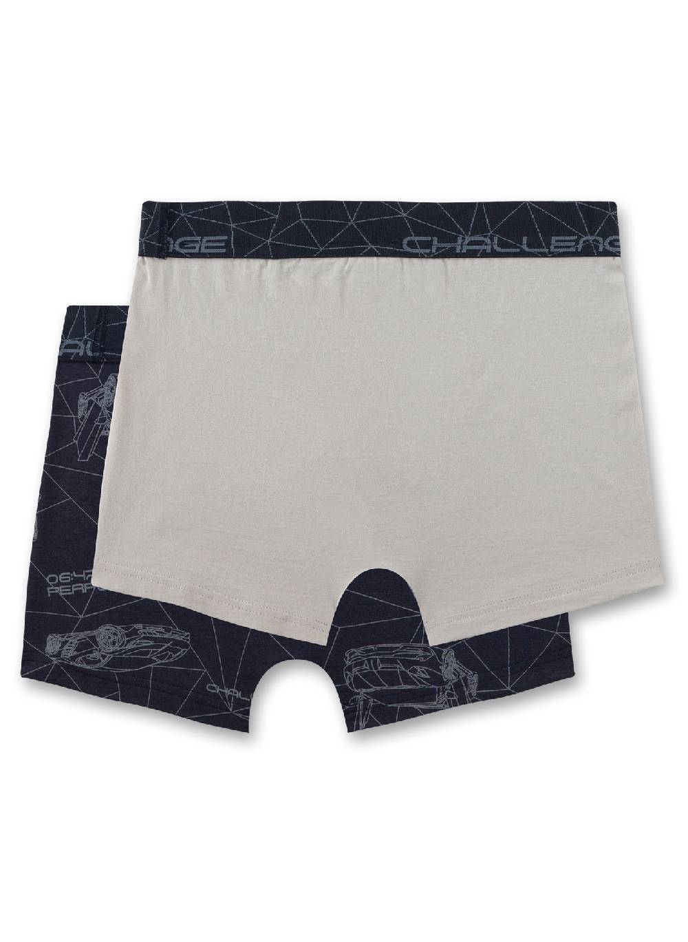 Sanetta Jungen-Hipshorts (Doppelpack=) Blau & Grau Letzte 2 Tage