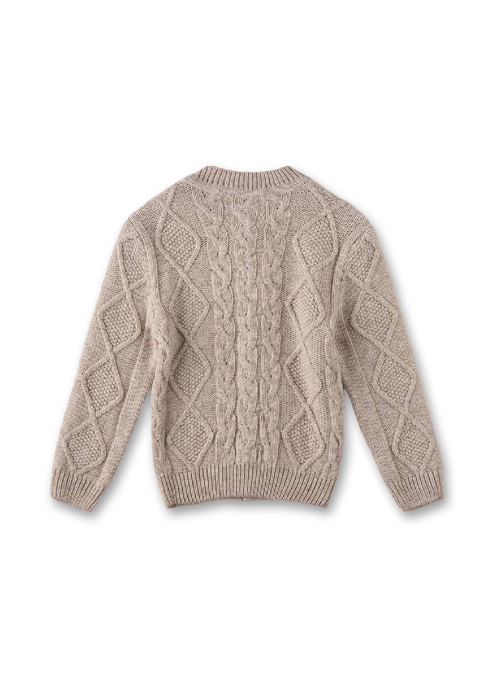 Sanetta Flachstrick-Cardigan Beige Bis zu 65% Rabatt