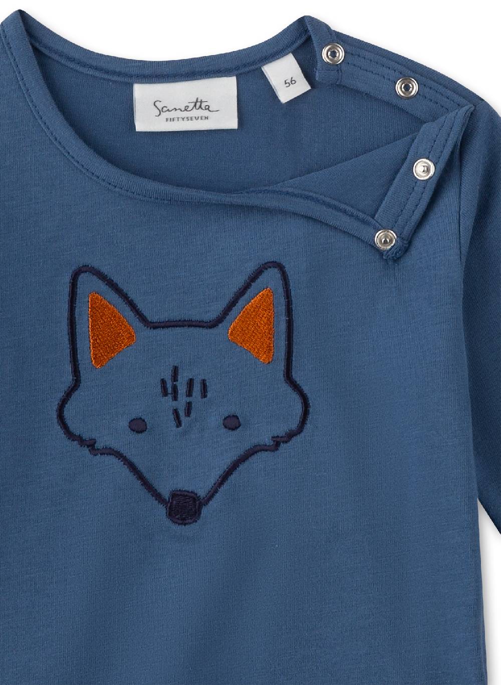 Sanetta Jungen-Langarmshirt Blau Riesige Rabatte