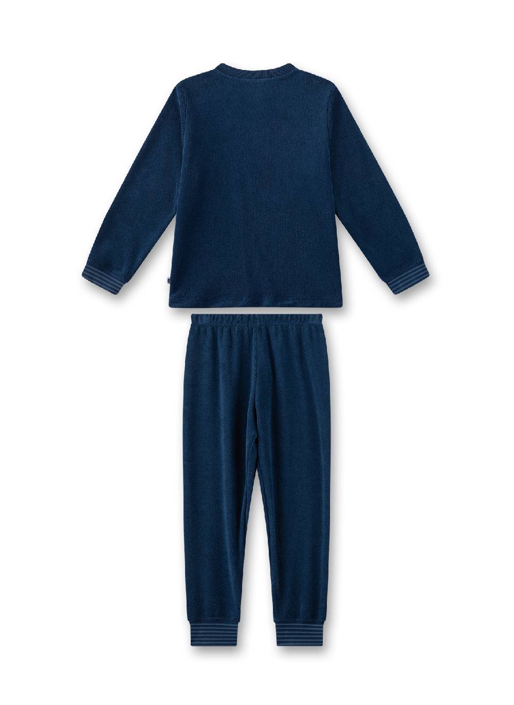 Sanetta Jungen-Schlafanzug Blau aus Frottee Black Friday Preise
