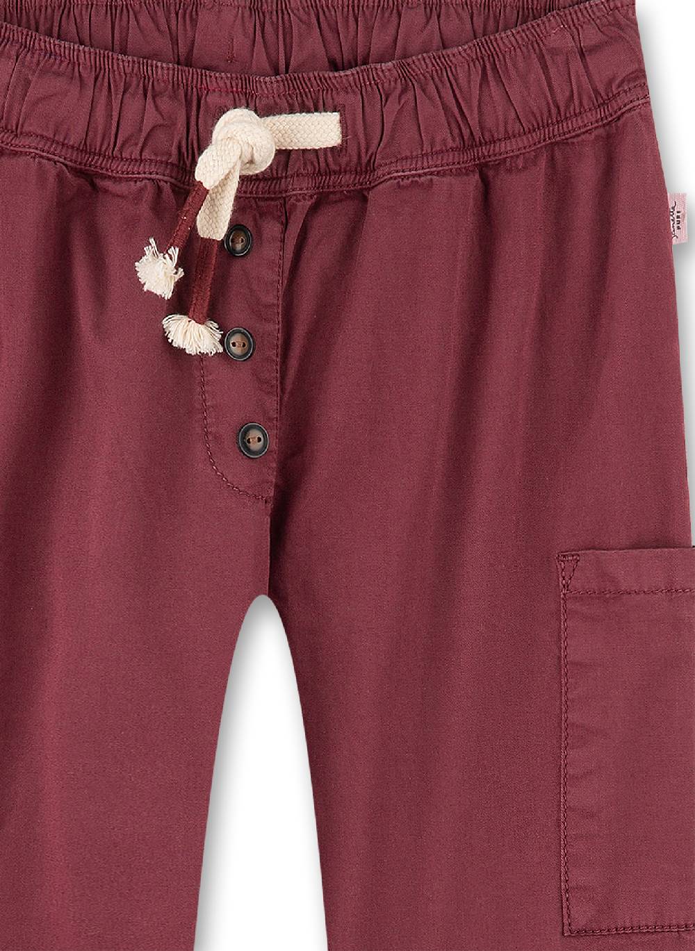 Sanetta Mädchen-Hose Weinrot Verkauf