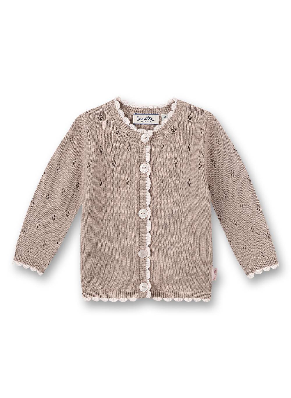 Sanetta Mädchen-Cardigan Braun Lovely Teddy Angebote