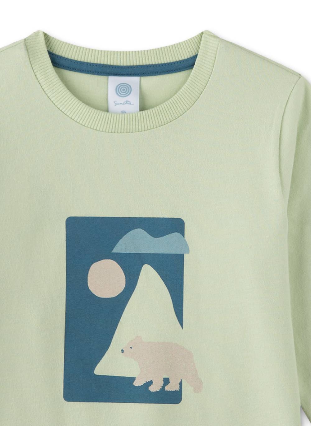 Sanetta Jungen-Schlafanzug Grün Osterangebot