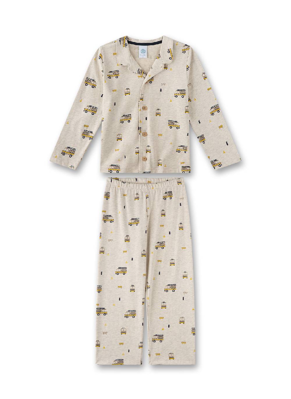 Sanetta Jungen-Schlafanzug Beige Online Outlet