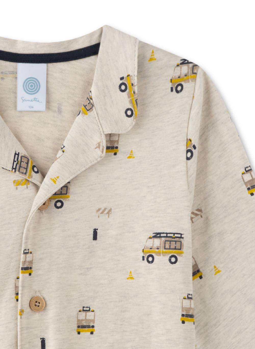 Sanetta Jungen-Schlafanzug Beige Online Outlet