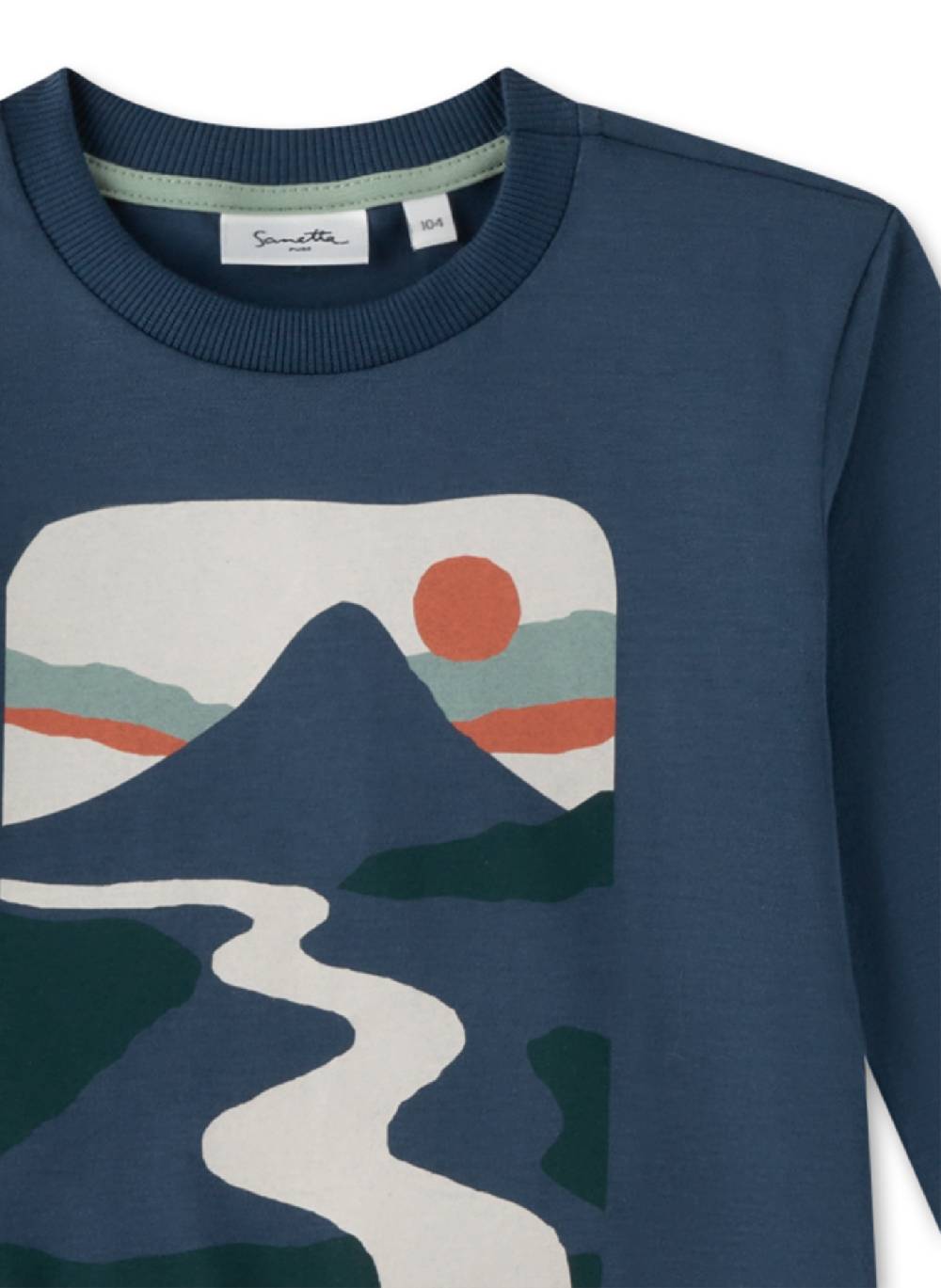 Sanetta Jungen-Langarmshirt Blau Große Rabatte