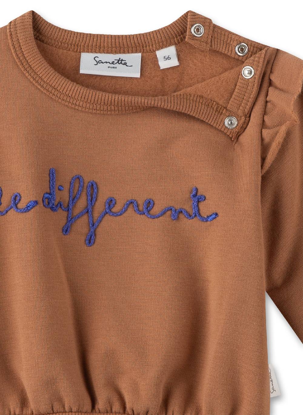 Sanetta Mädchen-Sweatshirt Braun Kauf eins, bekomm eins gratis