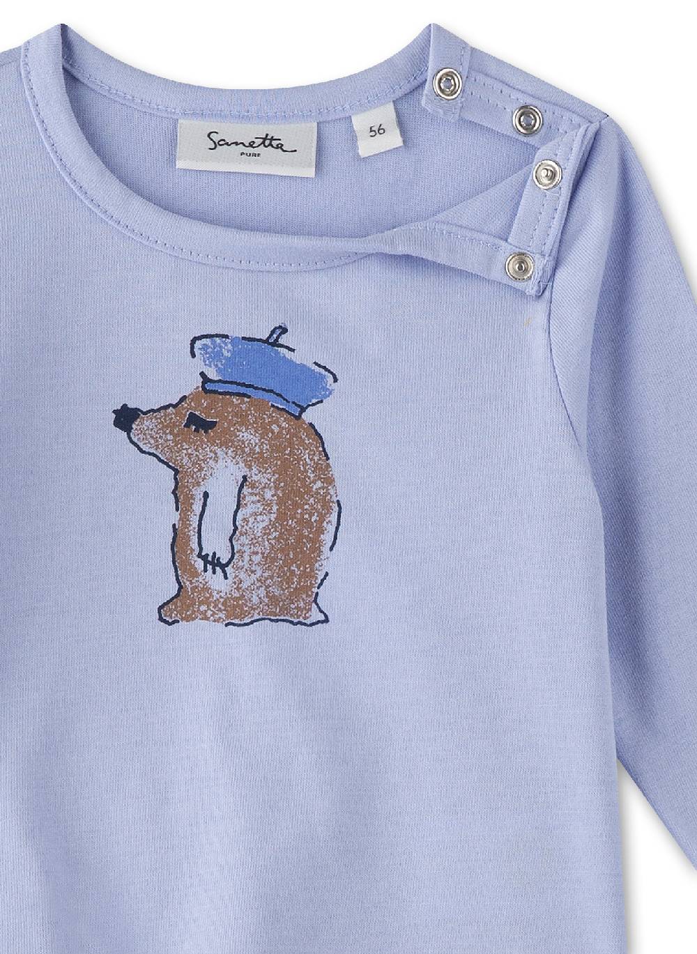 Sanetta Mädchen-Langarmshirt Blau Tägliche Deals