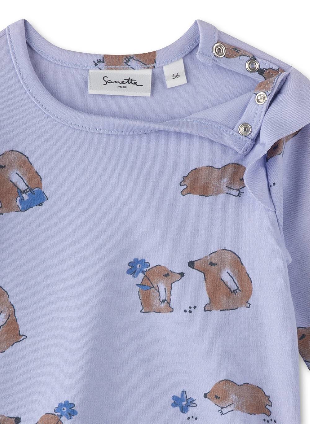 Sanetta Mädchen-Langarmshirt Blau VIP-Rabatte