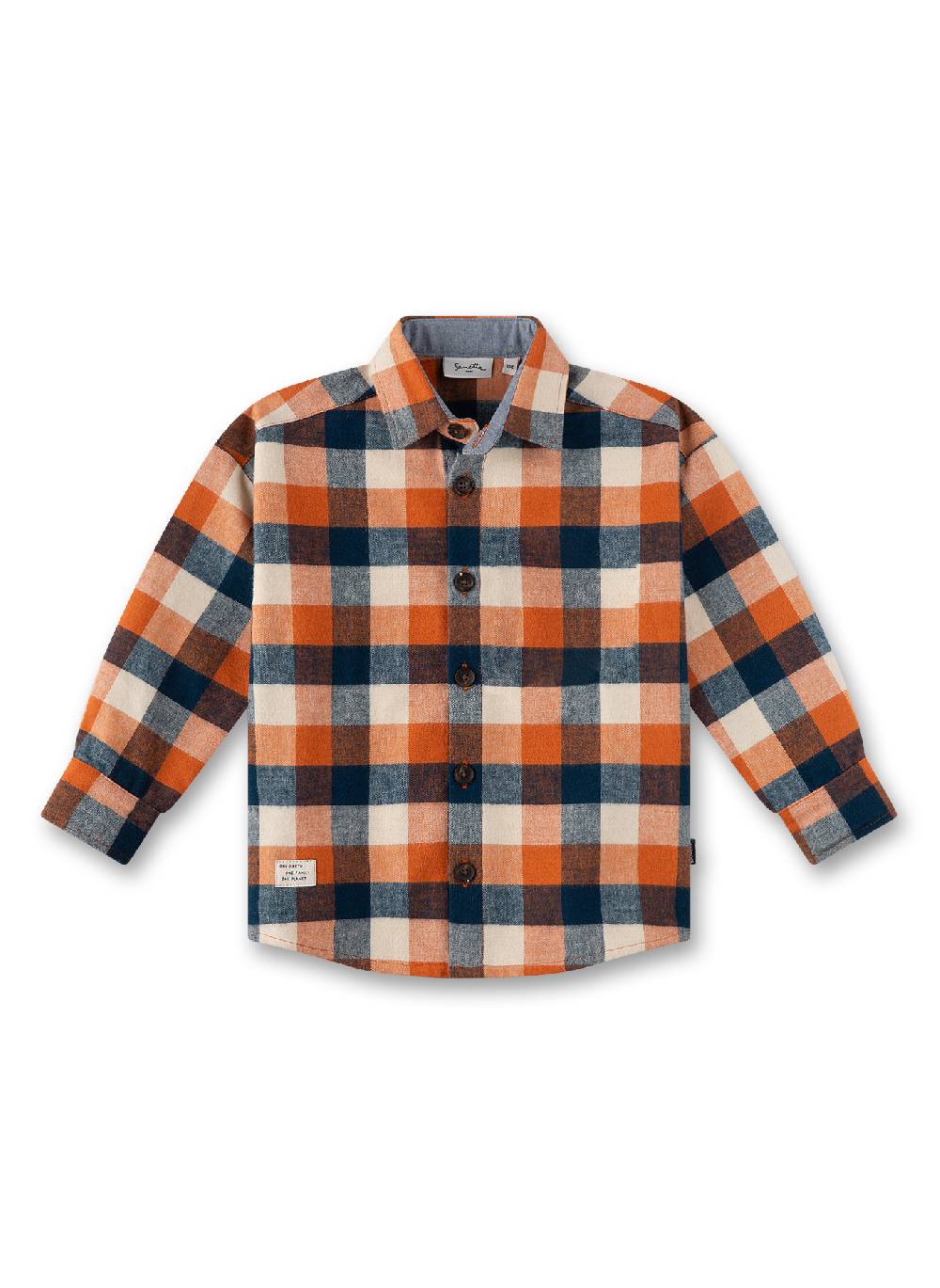 Sanetta Jungen-Hemd Orange Bis zu 55% Rabatt
