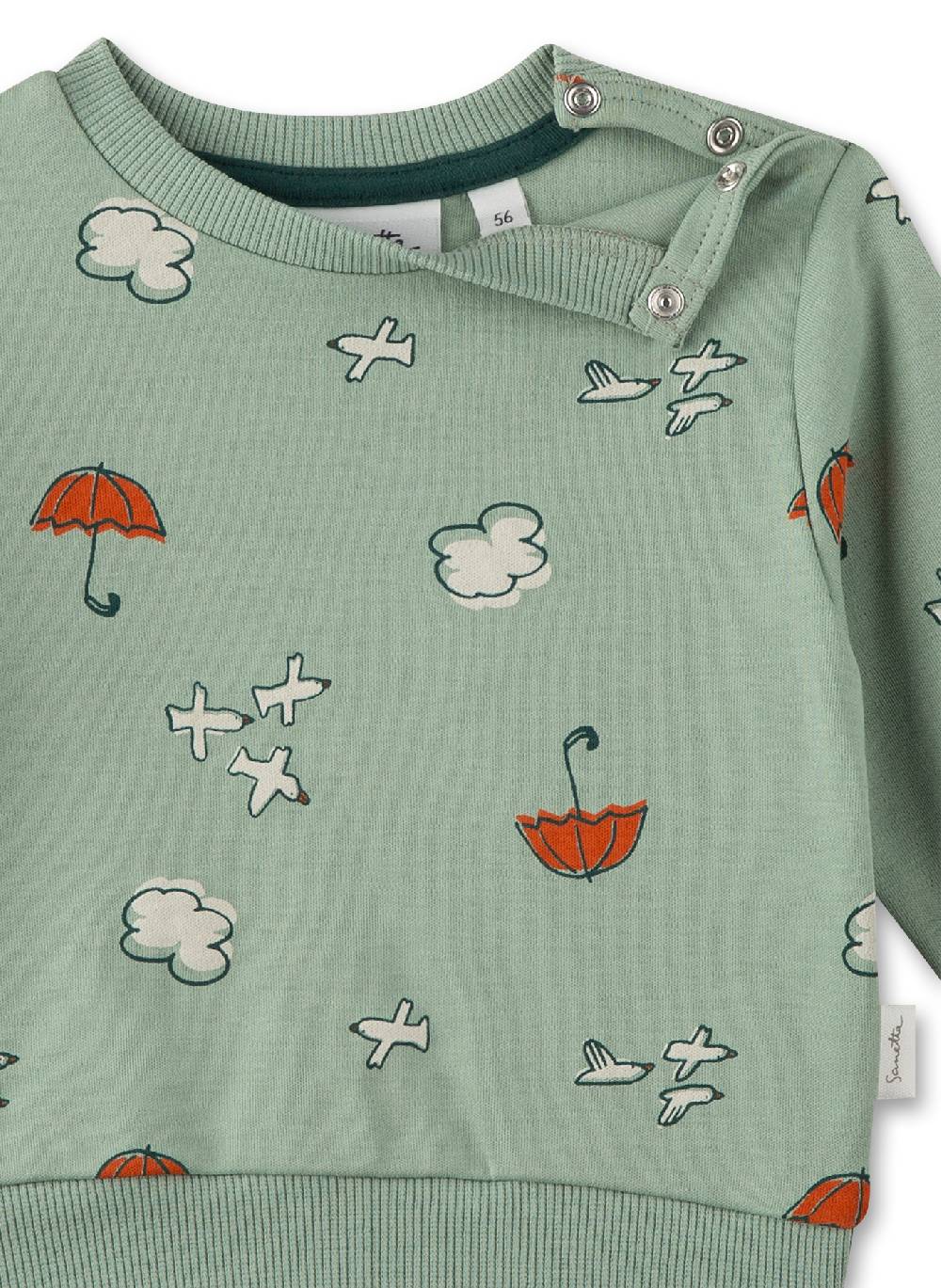 Sanetta Jungen-Sweatshirt Grün Riesige Rabatte