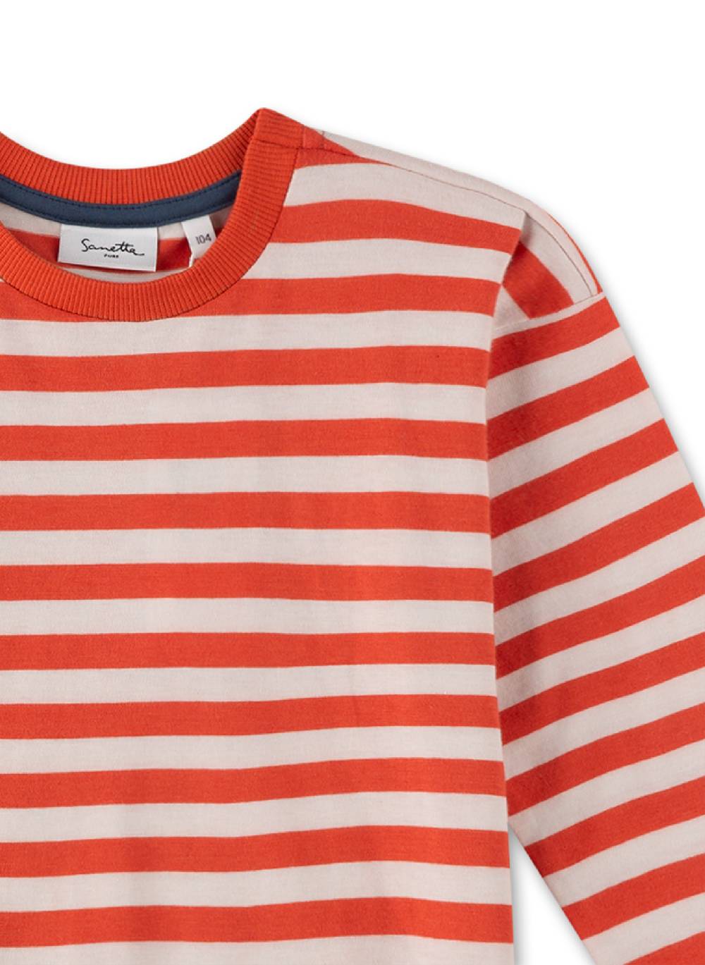 Sanetta Jungen-Langarmshirt Orange Begrenzt auf 3 Tage