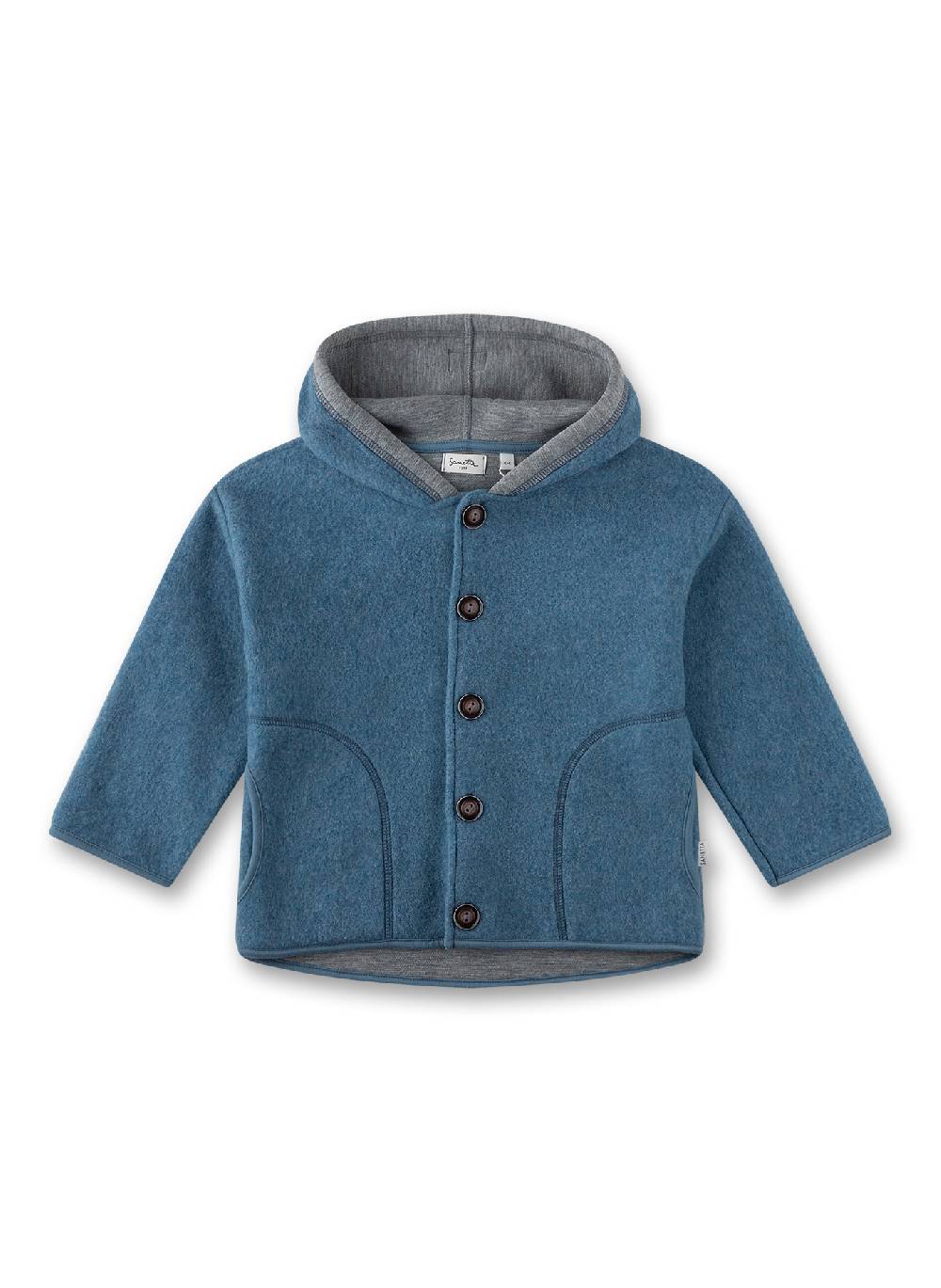 Sanetta Jungen-Fleece-Jacke Blau Im Verkauf