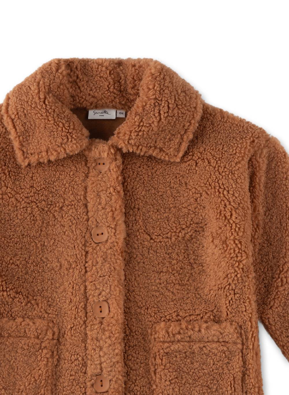 Sanetta Teddyjacke Braun Angebote