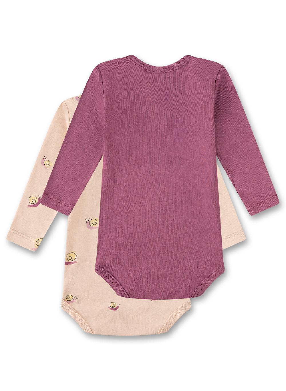 Sanetta Baby-Body langarm (Doppelpack) Beige Günstiger Verkauf