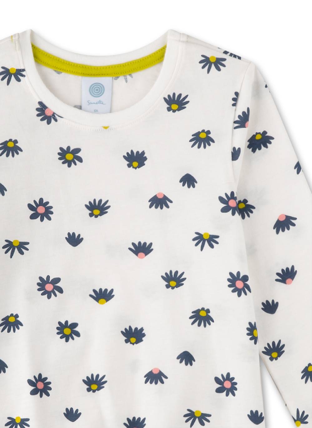 Sanetta Mädchen-Schlafanzug lang Off-White Günstig kaufen