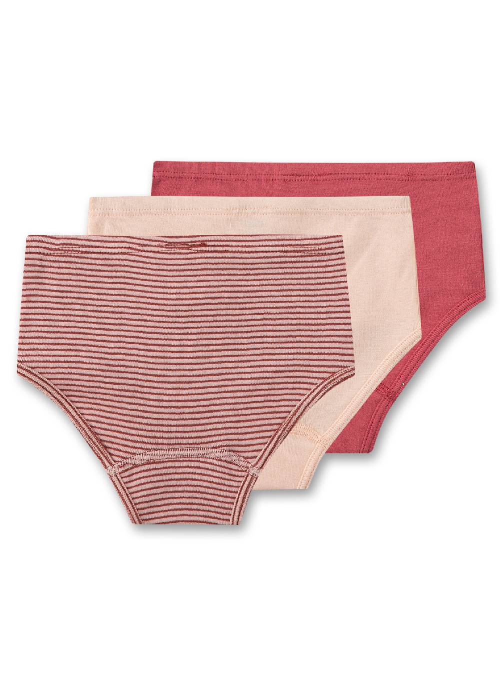 Sanetta Mädchen-Hipslip (Dreierpack) Rot Preisnachlass